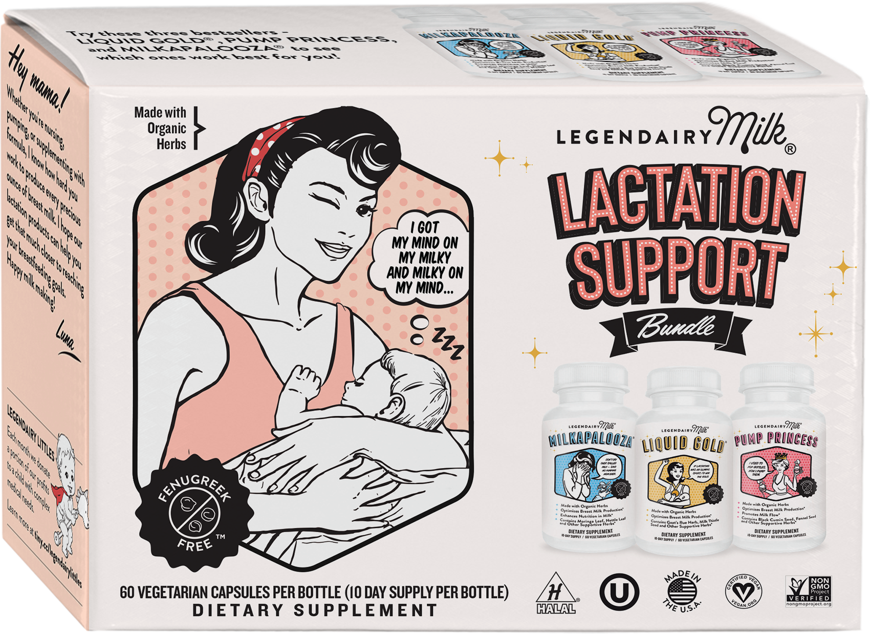 Legendairy Milk Lactation Support Bundle (Limited time Collaboration) Discount in cart